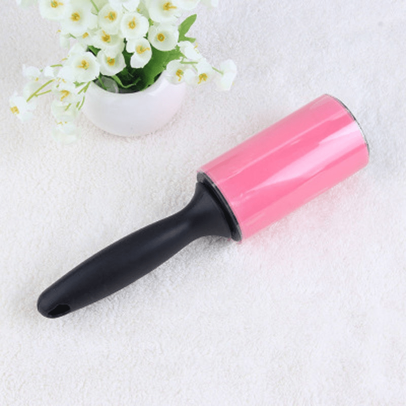 1pc Reusable Washable Lint Roller, Sticky Dust Cleaner For Clothes & Pet Hair Removal, Household Dust Wiper Tool With Easy Grip Handle