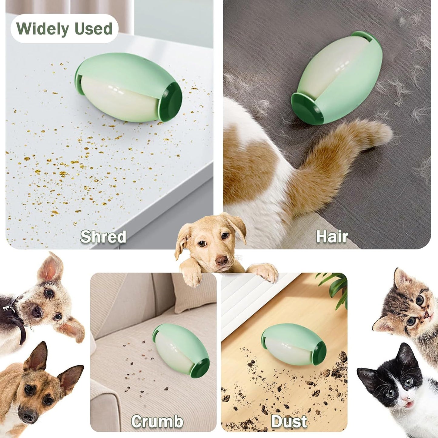 Washable Reusable Lint Roller for Clothes, Lint Rollers for Pet Hair Extra Sticky, Dog Cat Pet Hair Remover for Clothes, Portable Travel Sticky Rollers for Dust Lint Hair