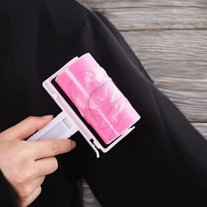 1pc Washable & Reusable Lint Roller for Dogs & Cats - Sticky Hair Remover Brush with Ergonomic Handle, Washable Pet Hair Removal Tool for Furniture, Clothing, Home Cleaning, Pet Grooming Supplies